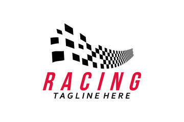 race logo icon vector isolated