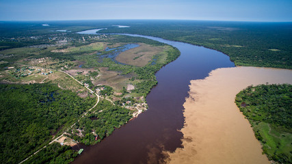 Estrella Fluvial _ Cruce de rio Inirida y Guaviare en la Orinoquia Colombiana (Guainia-Colombia)