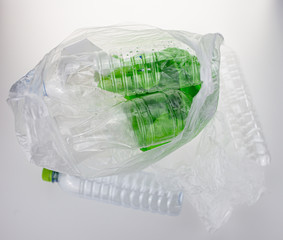 close up of a Recycling plastic