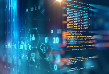 science formula and math equation abstract background