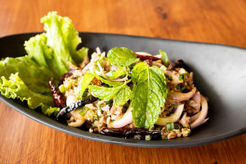 Thai Spicy Minced Pork Larb