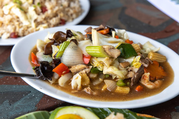 Popular Filipino food Chopsuey