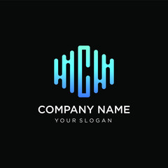 letter C abstract for information technology and digital. minimalist sound music equalizer, Bass, DJ icon. audio logotype Unique and simple element. -vector