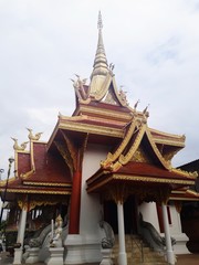 Naklejka premium Phrae City Pillar Shrine in Thailand