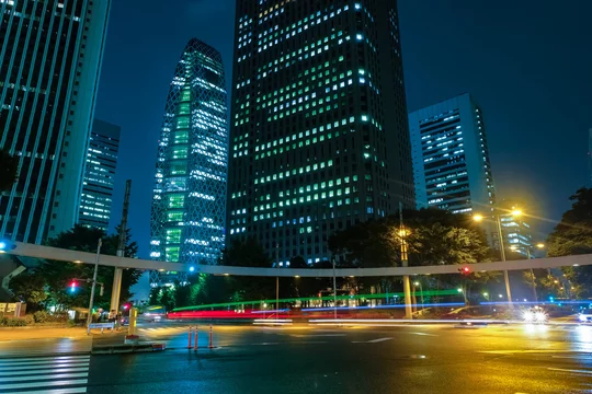 水彩画　新宿警察署裏交差点　A4サイズ 新宿警察署裏交差点 写真素材 [6541826] - フォトライブラリー