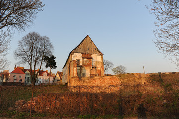 Deutschordensburg Mohrungen in der polnischen Stadt Morag (Mohrungen)