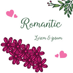 Seamless wreath frame background, for texture of card romantic. Vector