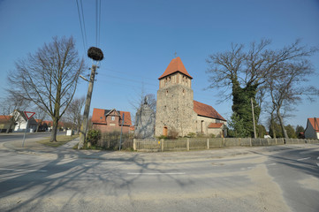Dorfkirche des dorfes Krugau