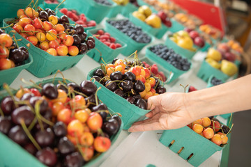 fruit at a farmer's market