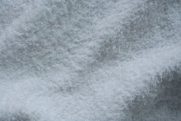 Background material. A white towel.