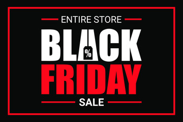 Black Friday Sale Sign Design