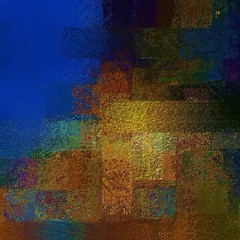 Abstract oil painting in bright colors and grunge texture. digital painting