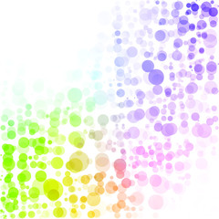 Naklejka na ściany i meble Random Dots Bubble Background, Creative Design Templates