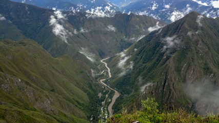 Fototapeta na wymiar Machu Picchu in Peru is one of the miracles of the World