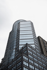 Obraz premium Low angle glass high-rise building