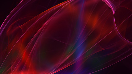 Fototapeta premium 3D rendering multicolored abstract fractal