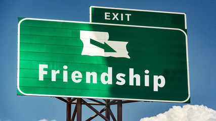 Street Sign to Friendship