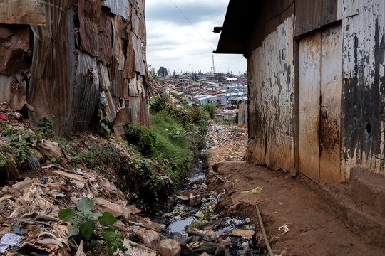 La baraccopoli di Kebera in Nairobi
