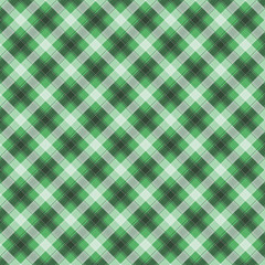 Green Gingham pattern. Texture from squares for - plaid, tablecloths, clothes, shirts, dresses, paper, bedding, blankets, quilts and other textile products. Vector illustration EPS 10