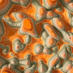 Colorful volumetric abstract background with texture. 3d illustration, 3d rendering.