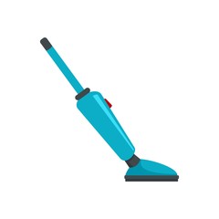 Car vacuum cleaner icon. Flat illustration of car vacuum cleaner vector icon for web design