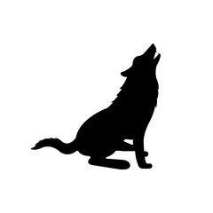  Wolf dog vector illustration icon