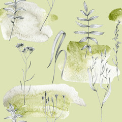 Watercolor seamless pattern