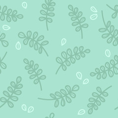 Soft and delicate green floral background.