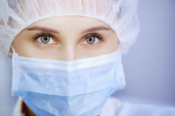 Surgical nurse portrait.