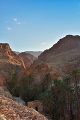 Atlas Mountains, part of the mountain system, in the late morning