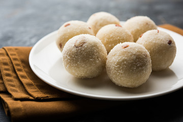 Rava Laddu or Semolina Laddoo Or Rawa Ladu, a popular sweet dish from Maharashtra, India