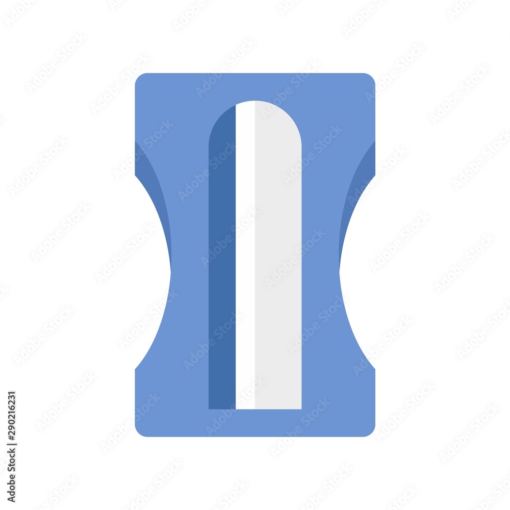 Aufkleber school sharpener icon. flat illustration of school sharpener vector icon for web design