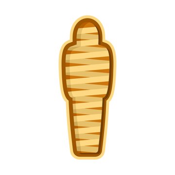 recommend clip art: Museum mummy icon. Flat illustration of museum mummy vector icon for web design
