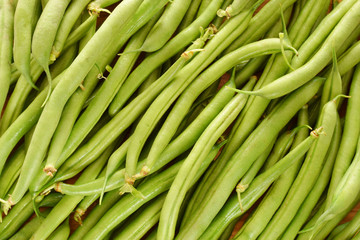 Green peas food background