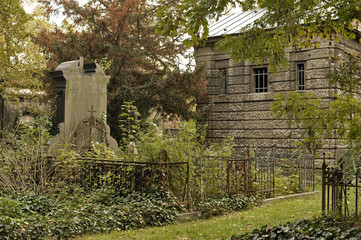 Herbst in Berlin - Friedhof St. Marien und St. Nikolai in Berlin-Prenzlauer Berg