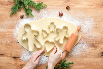 Christmas home baking concept