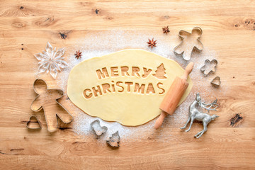 Christmas baking concept