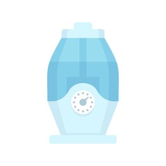 Room humidifier icon. Flat illustration of room humidifier vector icon for web design
