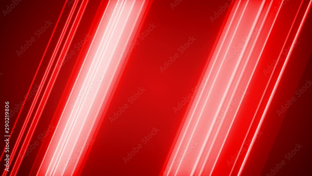 Poster smooth animation of lines on the red abstract background. seamless loop stock video backdrop.