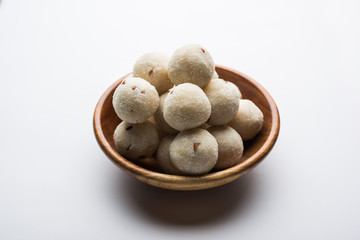 Rava Laddu or Semolina Laddoo Or Rawa Ladu, a popular sweet dish from Maharashtra, India