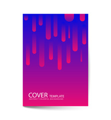 covers design with geometric rounded lines pattern. Cool colorful backgrounds. You can use for Banners, Placards, Posters, Flyers. Vector illustration