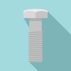 Fix screw bolt icon. Flat illustration of fix screw bolt vector icon for web design