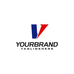 unique logo that forms the letter V matches your company. logo inspiration V