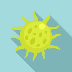 Infection virus icon. Flat illustration of infection virus vector icon for web design