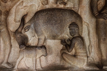 Varaha Cave, Mahabalipuram, Chennai, India