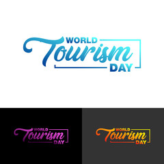world tourism day design vector