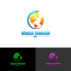 world tourism day design vector