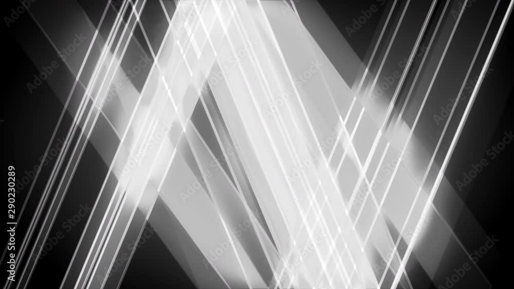 Poster abstract black and white stock motion animation. seamless loop.