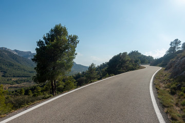 Mountains in the prat de comte de Tarragona