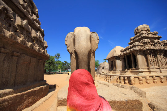 Pancha Rathas, Mahabalipuram, Tamilnadu, India